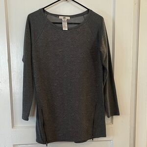 Women's Gray Long Sleeve sweater dress